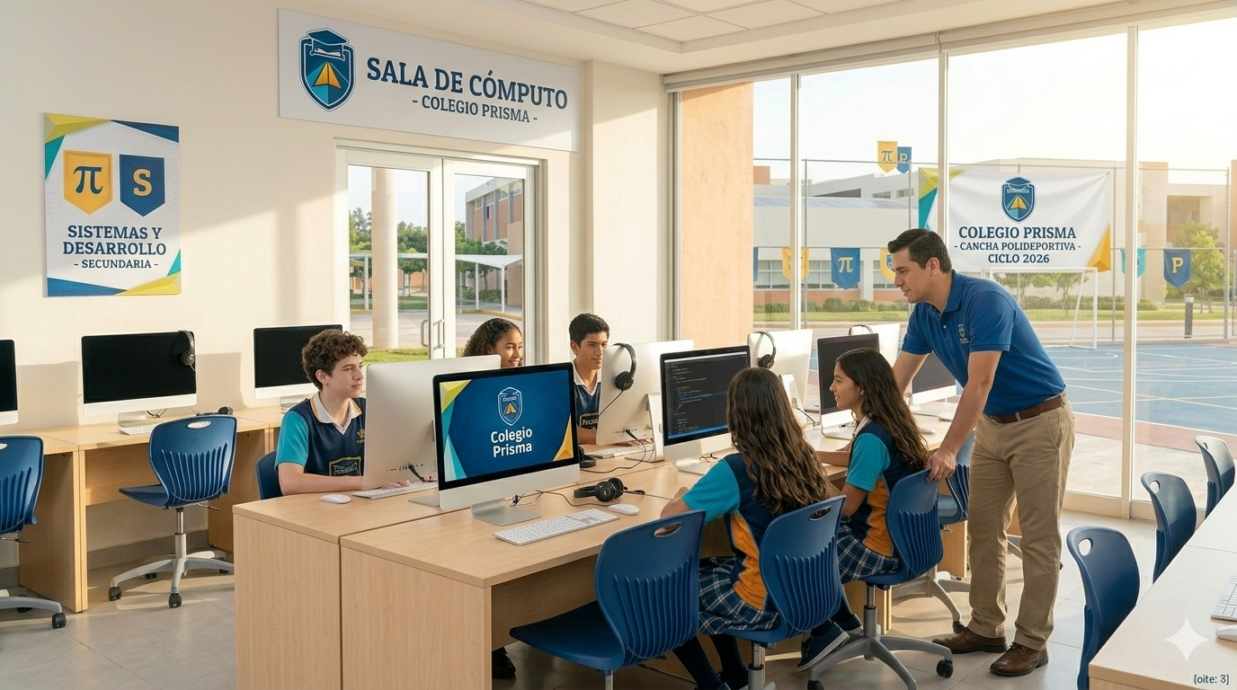 Sala de cómputo de Colegio Prisma
